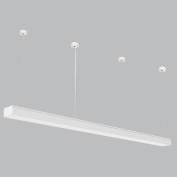 Bright star pendant linear 3cct 72w led white 2400mm