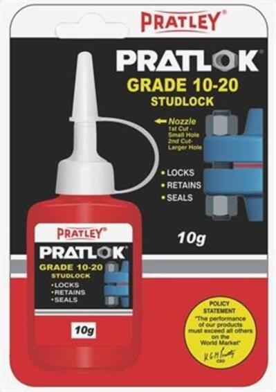 adhesive pratley studlock 10-20mm 10g