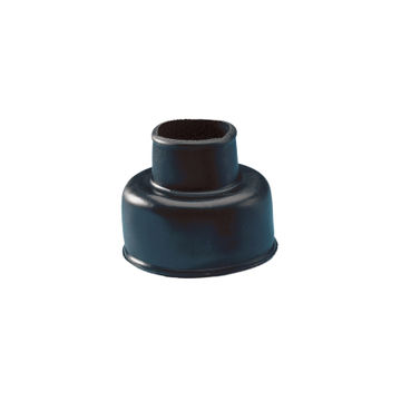 Black flush pipe connector