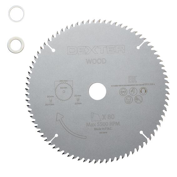 Circular Saw Blade Dexter Wood 250Mmx30Mm