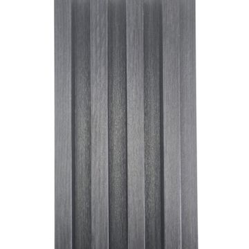 Supreme Mouldings Wall Panel PVC Charcoal 160x23x2700mm