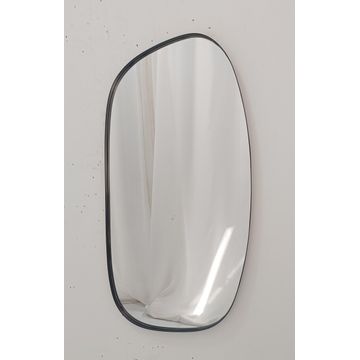 Bella bathroom mirror with a black frame w46cmxh89cm