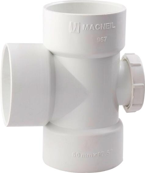 PVC access junction 50mm x 90 degree SABS