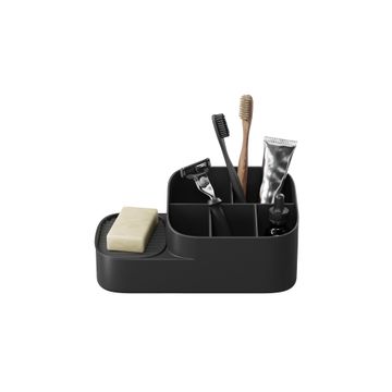 Sensea Remix Open Storage Organizer Black W12cmxD22.7cmxH10.6cm