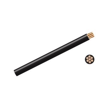 HOUSE WIRE 2.5MM BLACK 100M