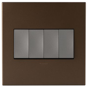 switch 4 lever 1way 4x4 swt m/dark b