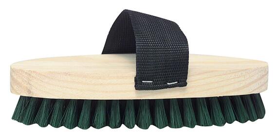 black pvc body brush