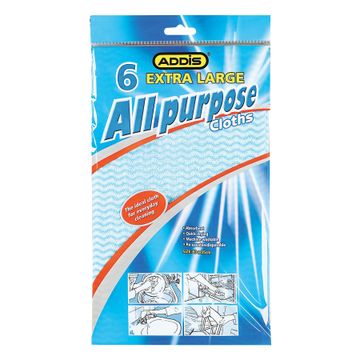 All purpose cloths ADDIS extra large 6 pack