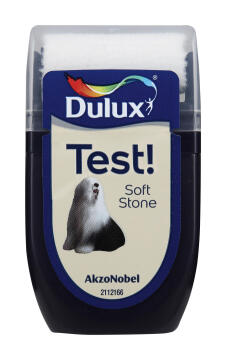 Paint tester wet roller colour guide DULUX Soft Stone 30ml