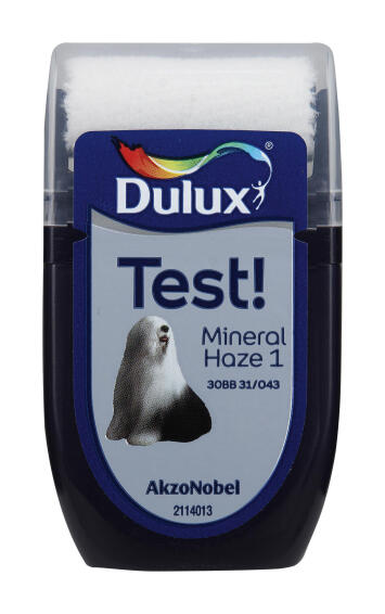 Paint tester wet roller colour guide DULUX Mineral Haze 1 30ml