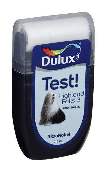 Paint tester wet roller colour guide DULUX Highland Fall 3 30ml
