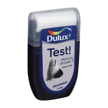 Paint tester wet roller colour guide DULUX Mercury Shower 3 30ml
