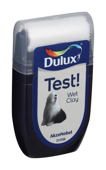 Paint tester wet roller colour guide DULUX Wet Clay 30ml