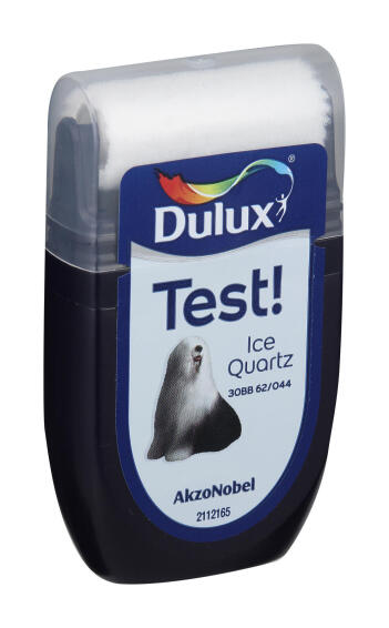 Paint tester wet roller colour guide DULUX Ice Quartz 30ml