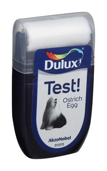 Paint tester wet roller colour guide DULUX Ostrich Egg 30ml