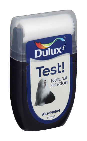 Paint tester wet roller colour guide DULUX Natural Hessian 30ml