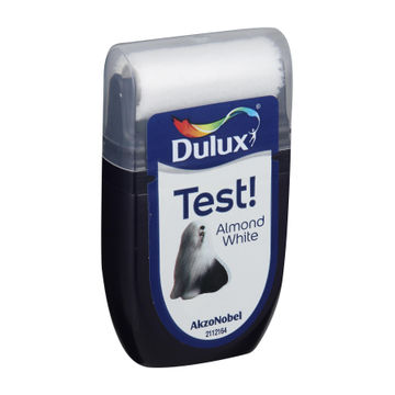Paint tester wet roller colour guide DULUX Almond White 30ml