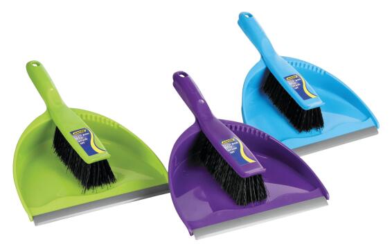 Clip-together dustpan & brush ADDIS set
