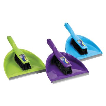 Clip-together dustpan & brush ADDIS set