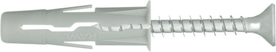 expansion plug nyl w screw 5mm (25)