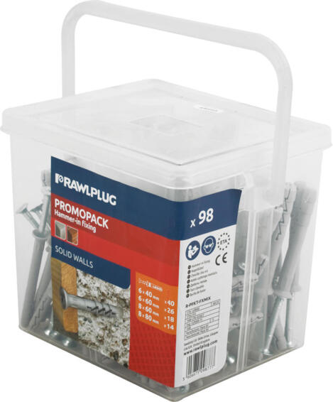 hammer-in fixing nylon 4 sizes (98)