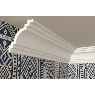 Polystyrene cornice XPS 80x80x2000mm 4Pack
