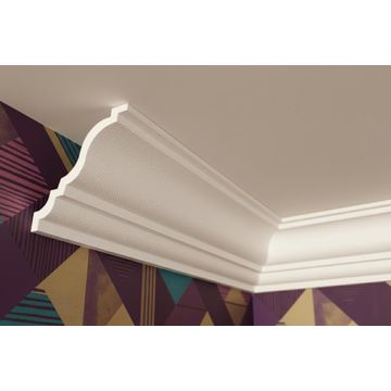 Polystyrene cornice 100x95x2000mm 4Pack