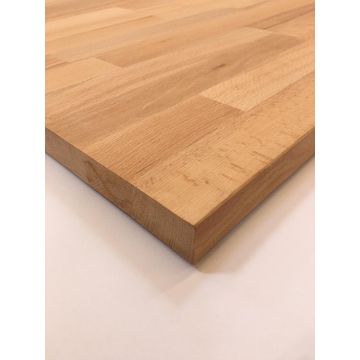 Table Top Solid Wood Beech Laminated 26mm thick 2000x650mm