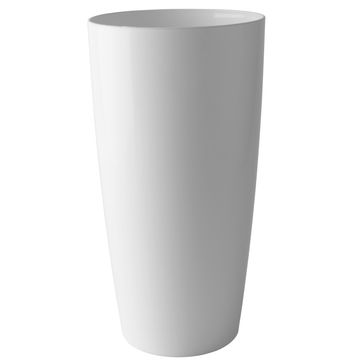 Pot, Plastic Pot, Santorini, White, ARTEVASI, 65cm, Insert Optional