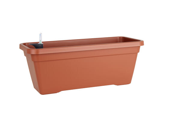 POT VENEZIA PLANT BOX 60CM SELF WATERING SYSTEM TERRACOTTA