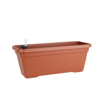 POT VENEZIA PLANT BOX 60CM SELF WATERING SYSTEM TERRACOTTA
