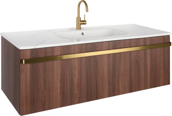 Wall Hung Cabinet Loa 120 Walnut