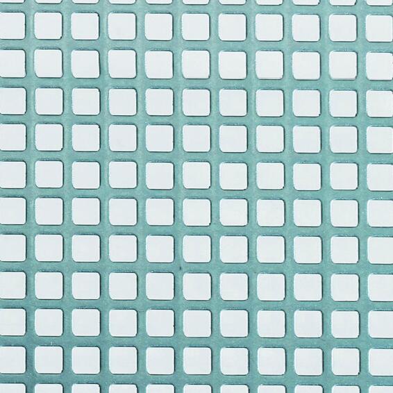 Metal sheet square punched steel 100x40x1mm arcansas