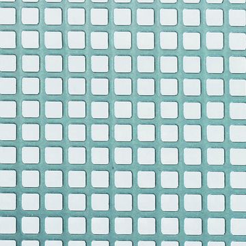 Metal sheet square punched steel 100x40x1mm arcansas