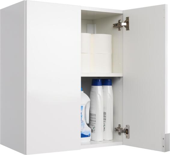 Essential Furniture 50x32x62 2 Doors Glossy White