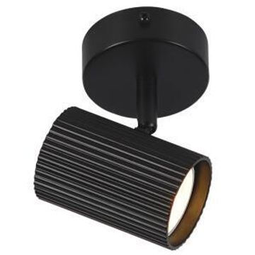 Bright star spot ribbed round 1xg10 black