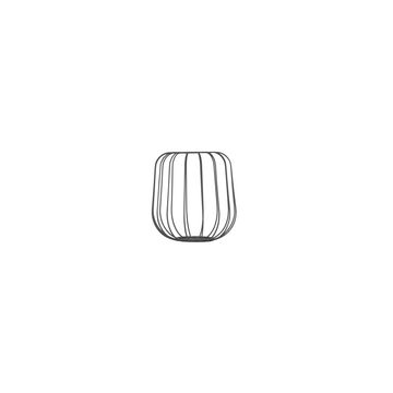 Plant Stand, Metal, Taj Mahal, Anthracite, ARTEVASI, 25cm