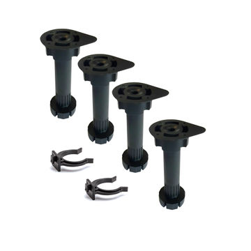PLINTH LEGS 4P W/CLIPS 2P 100MM