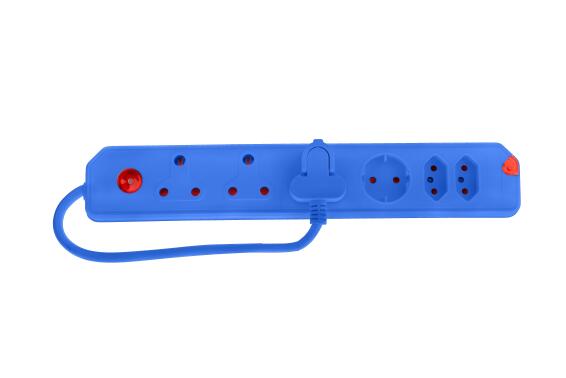 M/PLUG 6 WAY 3X3PIN 2X2PIN 1 SHUCKO BLUE
