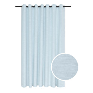 Charne blockout eyelet curtain silver 260 x 225 cm