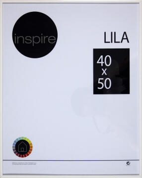Inspire frame lila white 40x50cm