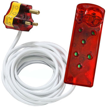 Ellies 4 Way High Surge Extension Lead ​5M -FBWPX4/5