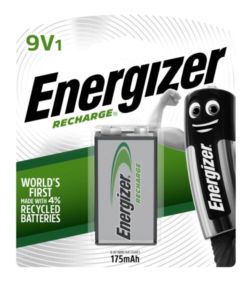 battery recharge 9v 1 pck