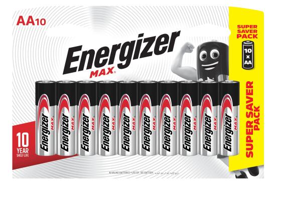 Battery AA ENERGIZER max 10 pack