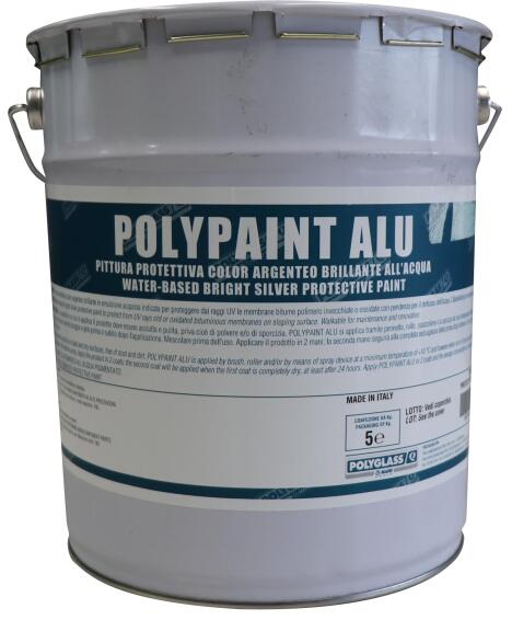 Torch on Aluminium Top Coat Water based 5L MAPEI