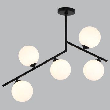 Bright Star Ceiling Moon pod 5xG9 black