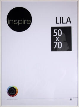 Inspire lila frame white 50x70cm