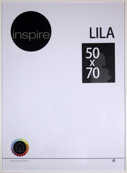 Inspire lila frame white 50x70cm