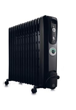 Oil Heater 14 Fin DELONGHI Black 3000W | LEROY MERLIN South Africa