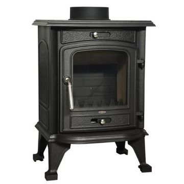 Econofire derby cast iron closed combustion fireplace freestanding
